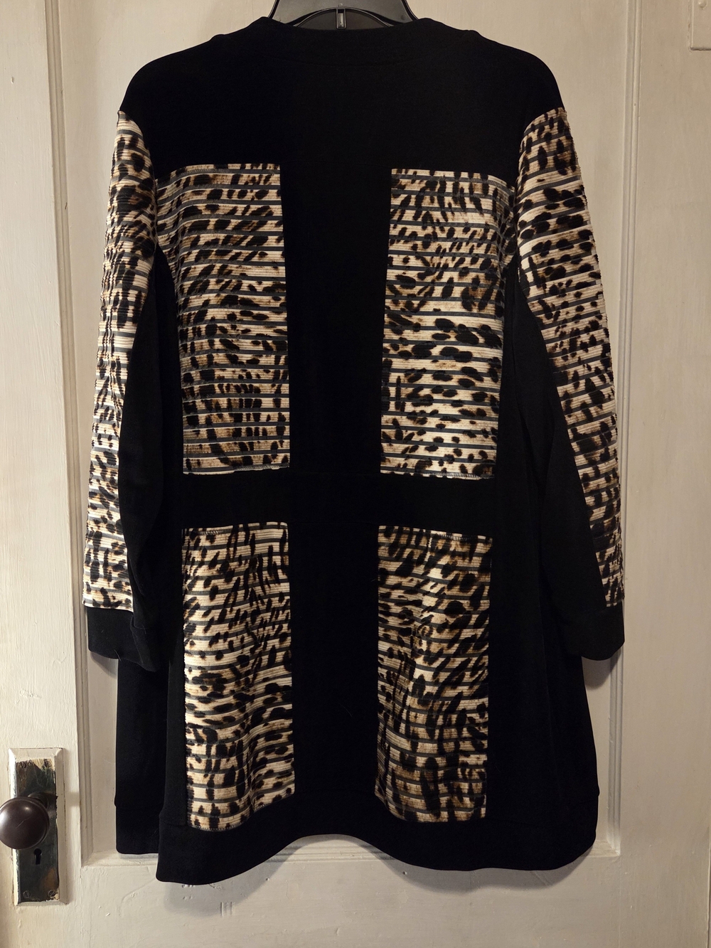Chico's Travelers collection open-front cardigan - Picture 2 of 3